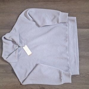 CALIA JOURNEY COWL NECK SWEATER PURPLE